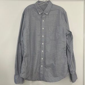 J. Hilburn Men’s Oxford Casual Stripe Shirt